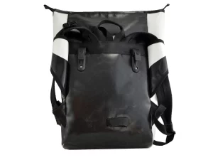 GEORGE BIKE big rolltop upcycled backpack rebago recycled upcycling bags 22c Rebago
