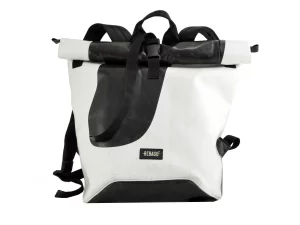 GEORGE BIKE big rolltop upcycled backpack rebago recycled upcycling bags 22d Rebago