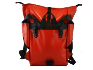GEORGE BIKE big rolltop upcycled backpack rebago recycled upcycling bags 23e Rebago