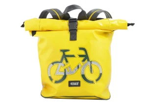 GEORGE BIKE big rolltop upcycled backpack recycled sustainable bags 21ab Rebago