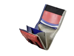 SMALL WALLET from upcycled truck tarpaulin, recycling bags 47f Rebago