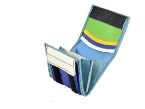 SMALL WALLET from upcycled truck tarpaulin, recycling bags 51f Rebago