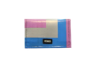 SMALL WALLET from upcycled truck tarpaulin, recycling bags 54a Rebago