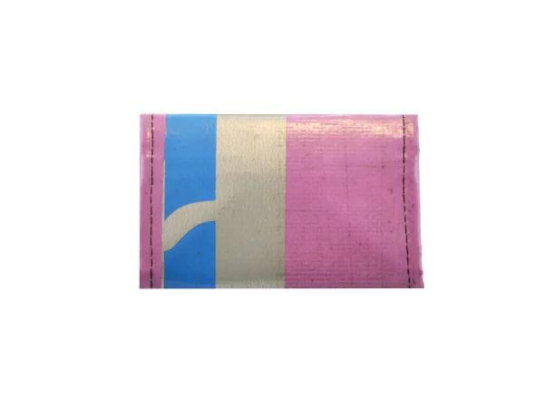 SMALL WALLET from upcycled truck tarpaulin, recycling bags 54b Rebago