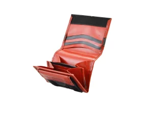 SMALL WALLET from upcycled truck tarpaulin, recycling bags 57c Rebago