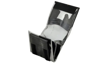 SMALL WALLET from upcycled truck tarpaulin, recycling bags 60f Rebago