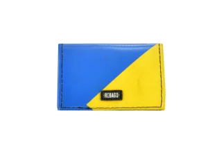 SMALL WALLET from upcycled truck tarpaulin, recycling bags 61d Rebago