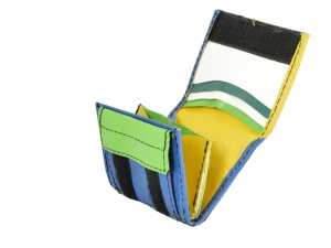 SMALL WALLET from upcycled truck tarpaulin, recycling bags 61f Rebago