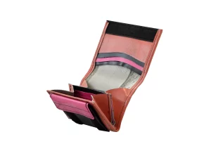 SMALL WALLET from upcycled truck tarpaulin, recycling bags 76c Rebago