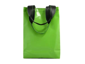 BASIC SHOPER bag from truck tarpaulin recycled upcycling bags 46ac Rebago