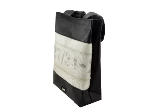 BASIC SHOPER bag from truck tarpaulin recycled upcycling bags 46b Rebago