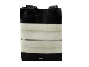BASIC SHOPER bag from truck tarpaulin recycled upcycling bags 47a Rebago