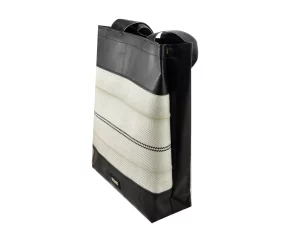 BASIC SHOPER bag from truck tarpaulin recycled upcycling bags 47b Rebago