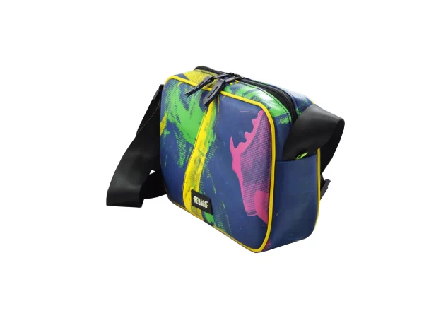 CHARLIE shoulder bag upcycled backpack rebago recycled upcycling bags 54c Rebago