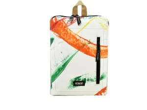 DAVID S upcycled backpack rebago recycled upcycling bags 106a Rebago