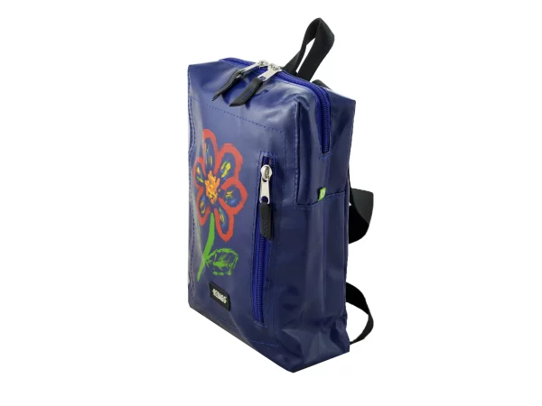 DAVID S upcycled backpack rebago recycled upcycling bags 117b