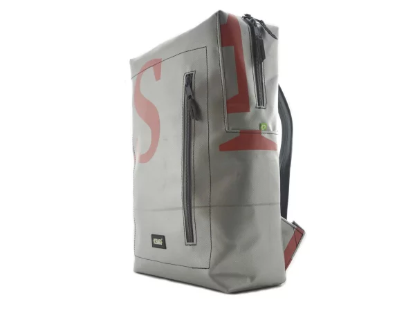 DAVID XL upcycled backpack from truck tarpaulin recycled upcycling bags 100b Rebago