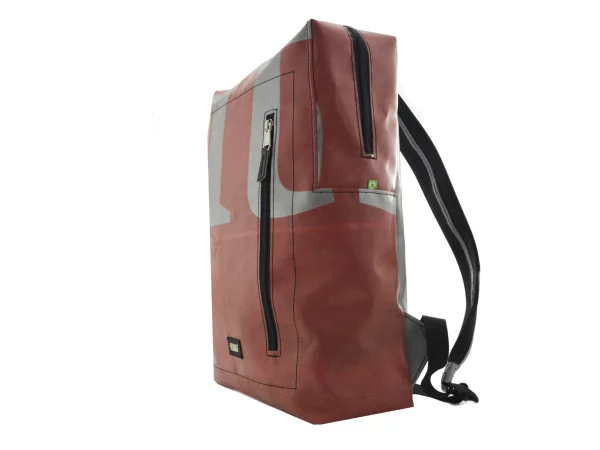 DAVID XL upcycled backpack from truck tarpaulin recycled upcycling bags 103b Rebago