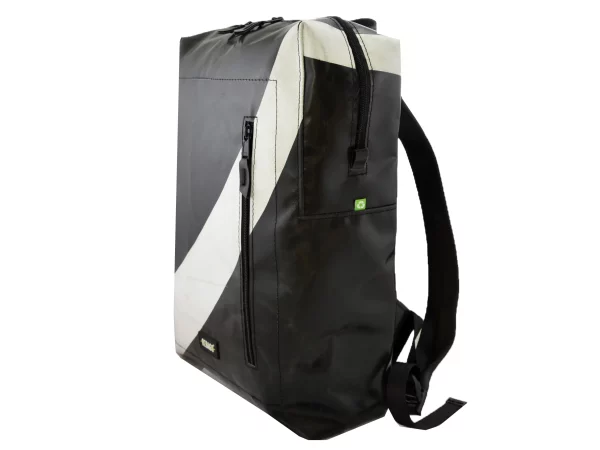 DAVID XL upcycled backpack from truck tarpaulin recycled upcycling bags 108b Rebago