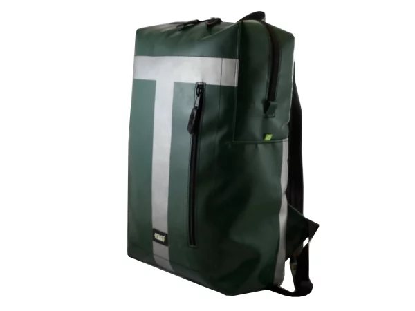 DAVID XL upcycled backpack from truck tarpaulin recycled upcycling bags 90b Rebago