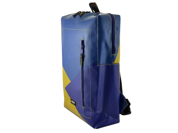 DAVID XL upcycled backpack from truck tarpaulin recycled upcycling bags 91b Rebago