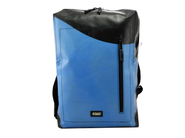 DAVID XL upcycled backpack from truck tarpaulin recycled upcycling bags 96a Rebago