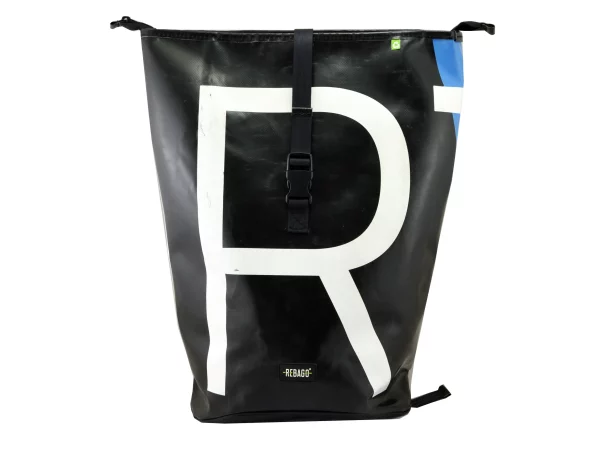 GEORGE XL big roll upcycled backpack rebago recycled upcycling bags 137a Rebago