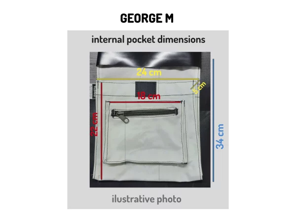 George M internal pockets Rebago