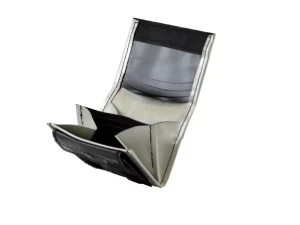 SMALL WALLET from upcycled truck tarpaulin, recycling bags 84c Rebago