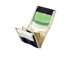 SMALL WALLET from upcycled truck tarpaulin, recycling bags 86c Rebago