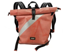 GEORGE BIKE big rolltop upcycled backpack rebago recycled upcycling bags 24e Rebago