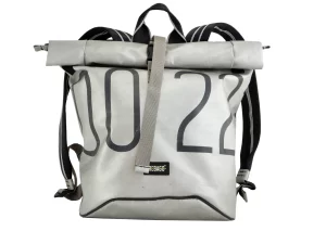 GEORGE BIKE big rolltop upcycled backpack rebago recycled upcycling bags 25a Rebago