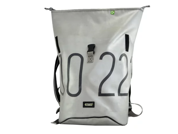 GEORGE BIKE big rolltop upcycled backpack rebago recycled upcycling bags 25b Rebago