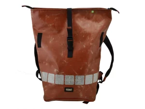 GEORGE BIKE big rolltop upcycled backpack rebago recycled upcycling bags 26c Rebago