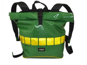 GEORGE BIKE big rolltop upcycled backpack rebago recycled upcycling bags 27a Rebago
