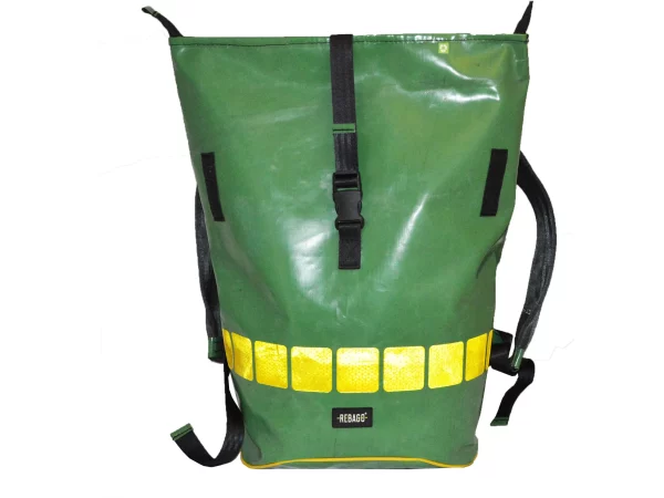 GEORGE BIKE big rolltop upcycled backpack rebago recycled upcycling bags 27b Rebago