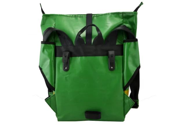 GEORGE BIKE big rolltop upcycled backpack rebago recycled upcycling bags 27e Rebago