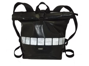 GEORGE BIKE big rolltop upcycled backpack rebago recycled upcycling bags 28a Rebago