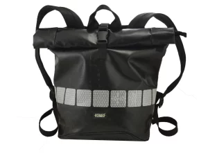 GEORGE BIKE big rolltop upcycled backpack rebago recycled upcycling bags 28b Rebago