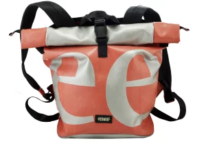 GEORGE BIKE big rolltop upcycled backpack rebago recycled upcycling bags 29a Rebago