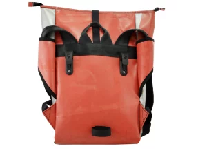 GEORGE BIKE big rolltop upcycled backpack rebago recycled upcycling bags 31d Rebago
