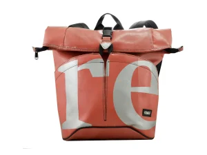 GEORGE BIKE big rolltop upcycled backpack recycled sustainable bags 25a Rebago