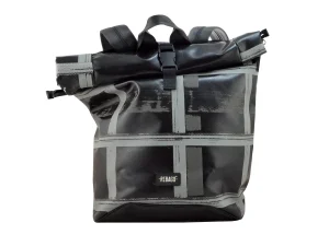 GEORGE BIKE big rolltop upcycled backpack recycled sustainable bags 28aa Rebago
