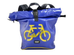 GEORGE BIKE big rolltop upcycled backpack recycled sustainable bags 33aa Rebago