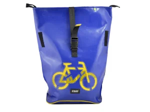 GEORGE BIKE big rolltop upcycled backpack recycled sustainable bags 33ab Rebago