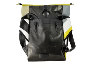 GEORGE BIKE big rolltop upcycled backpack recycled upcycling bags 25j Rebago