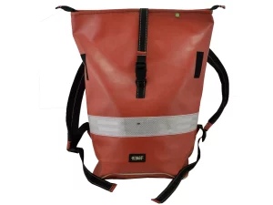 GEORGE BIKE big rolltop upcycled backpack recycled upcycling bags 33c Rebago