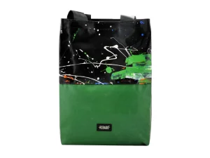 BASIC SHOPER bag from truck tarpaulin recycled upcycling bags 48a Rebago