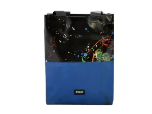 BASIC SHOPER bag from truck tarpaulin recycled upcycling bags 50a Rebago