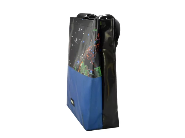 BASIC SHOPER bag from truck tarpaulin recycled upcycling bags 50b Rebago